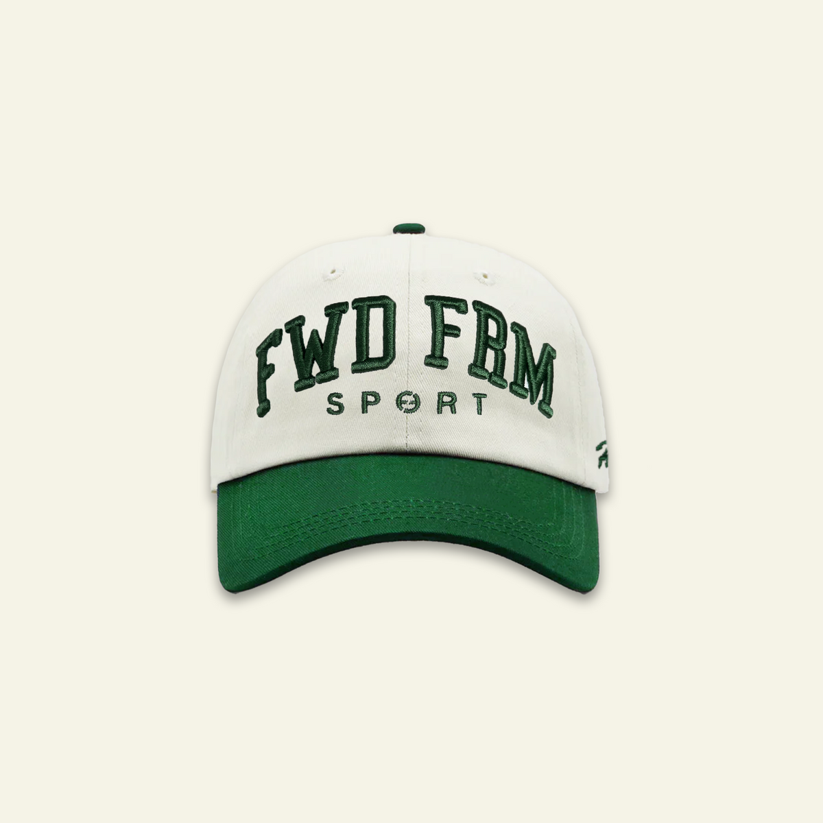 Cap - Off White/Green
