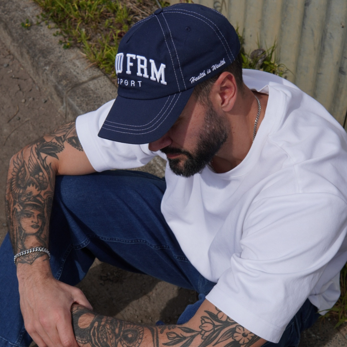 Cap - Navy/White