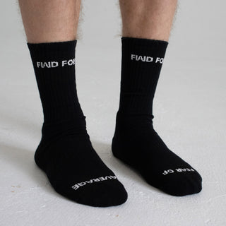 FWD FRM Unisex Fear Of Average Crew Socks.